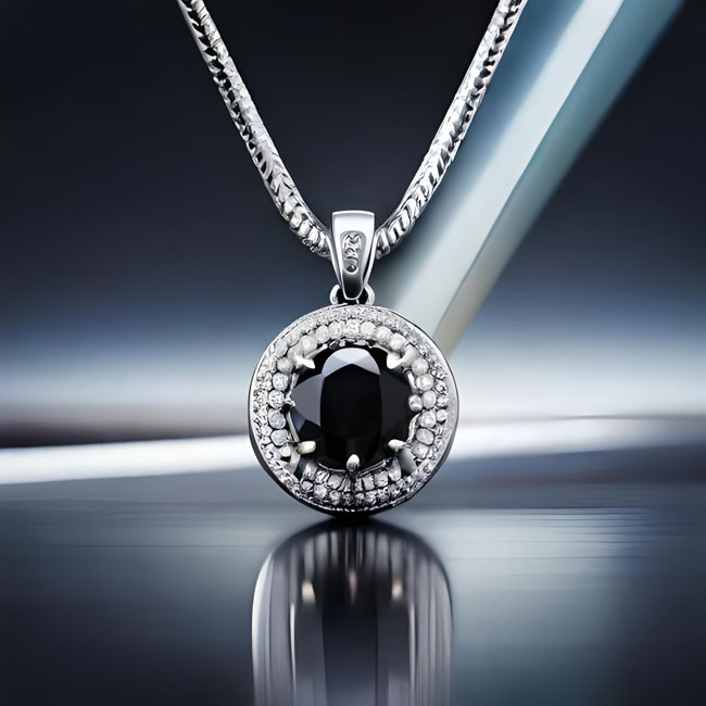 How would I price a 10 carat black diamond pendant