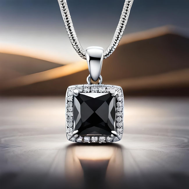 What are the best settings for black diamond pendants