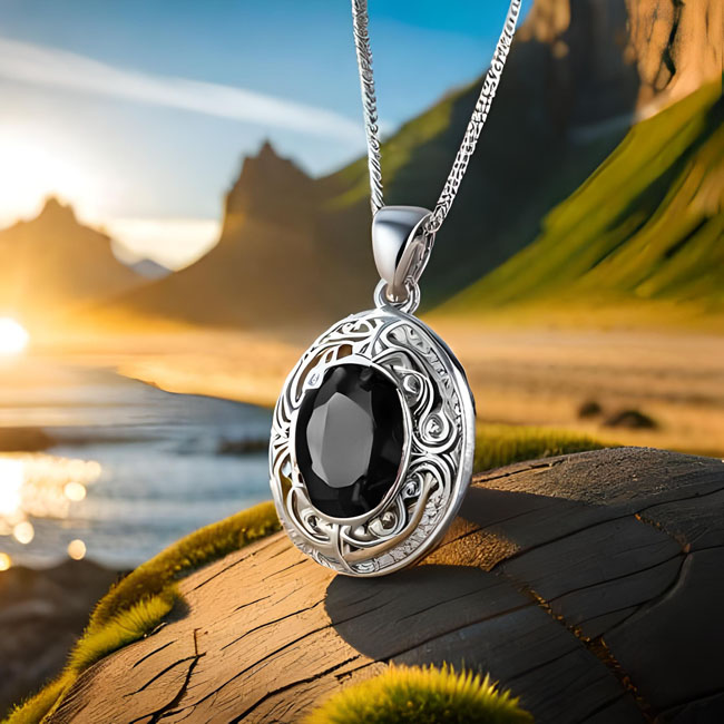 What are the popular cuts for black diamonds in pendants