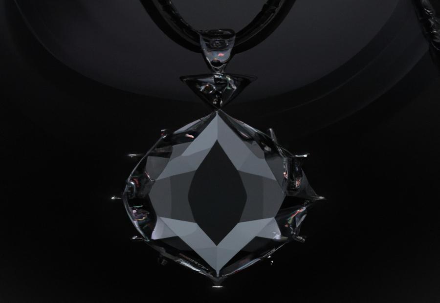 Symbolism and origin of black diamonds 