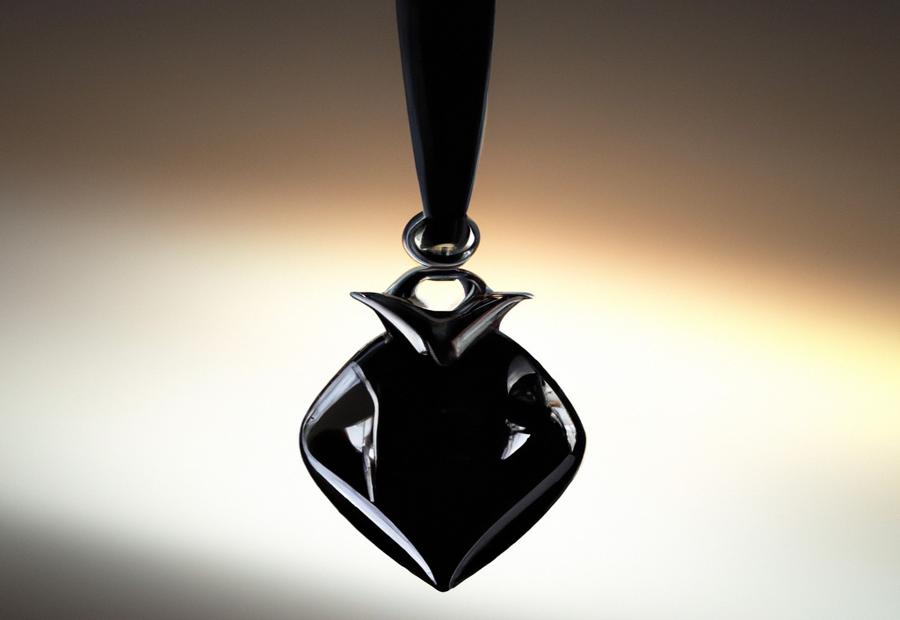 Popular shapes for black diamond pendants 